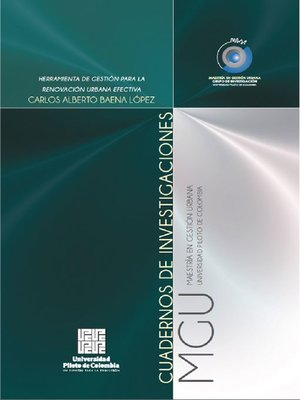 cover image of Herramienta de gestión para la renovación urbana efectiva